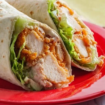 Schnitzel Wrap