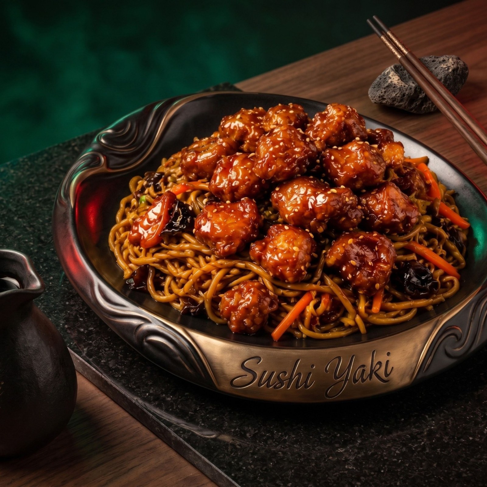 126- Sushi Yaki Noodle Üstü Lezzet