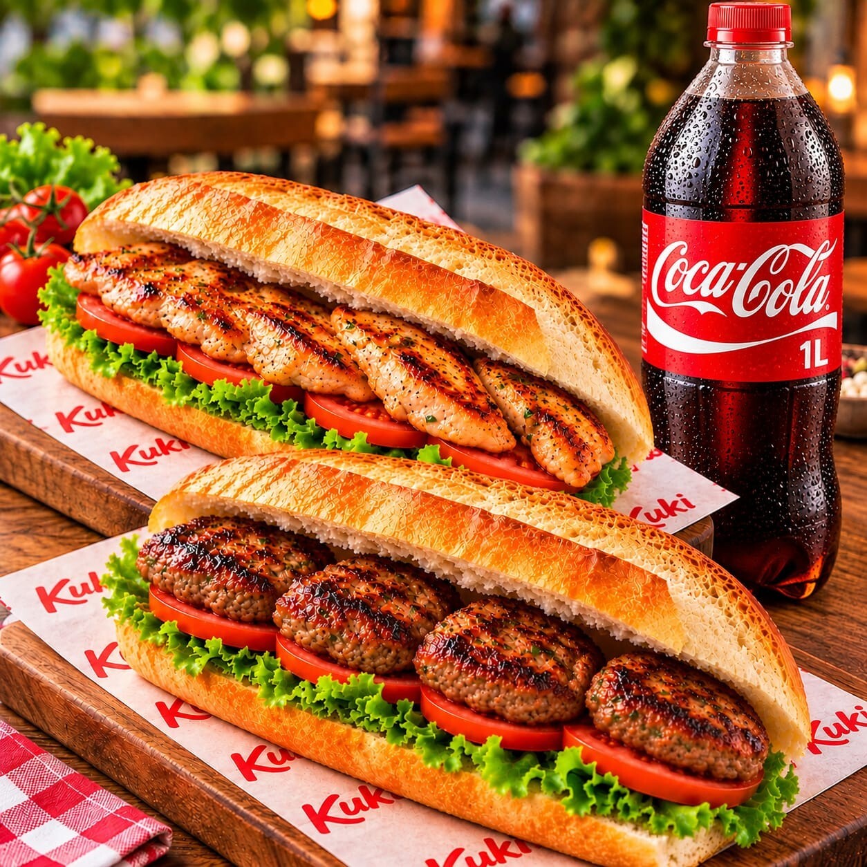 1 Köfte 1 Tavuk Bonfile Ekmek 1 Litre Cola