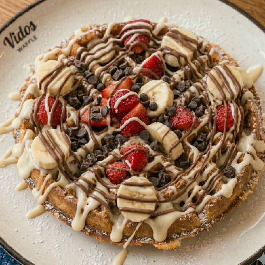 Bitter Çikolatalı Waffle (Büyük Hamur)