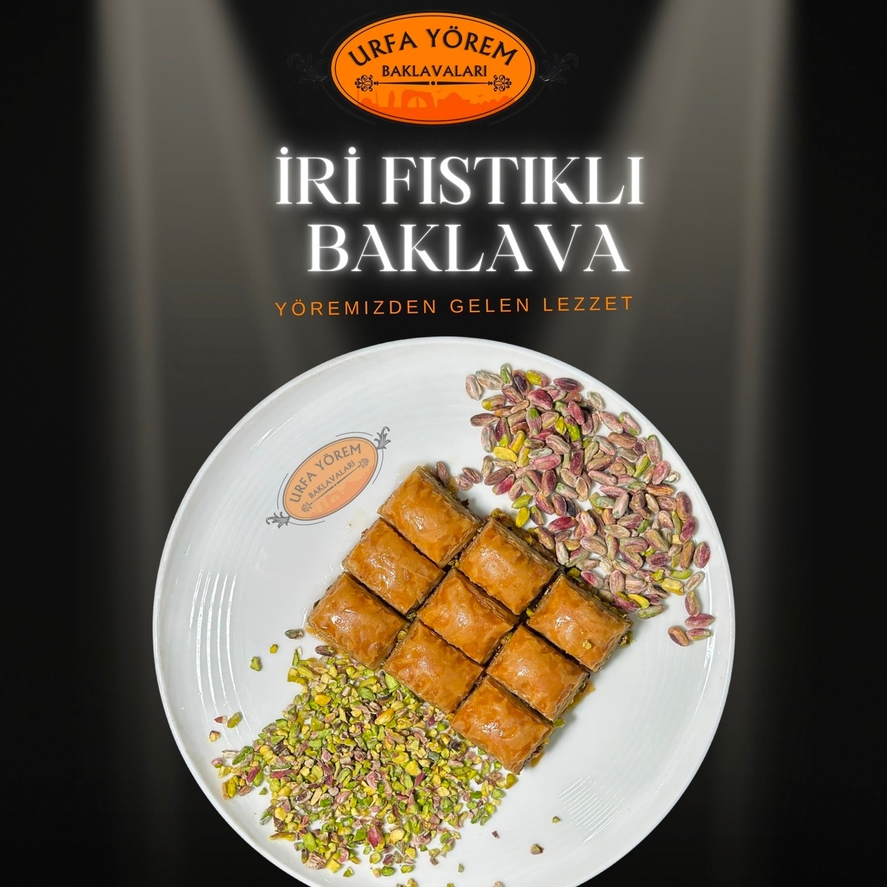 İri Antep Fıstıklı Baklava