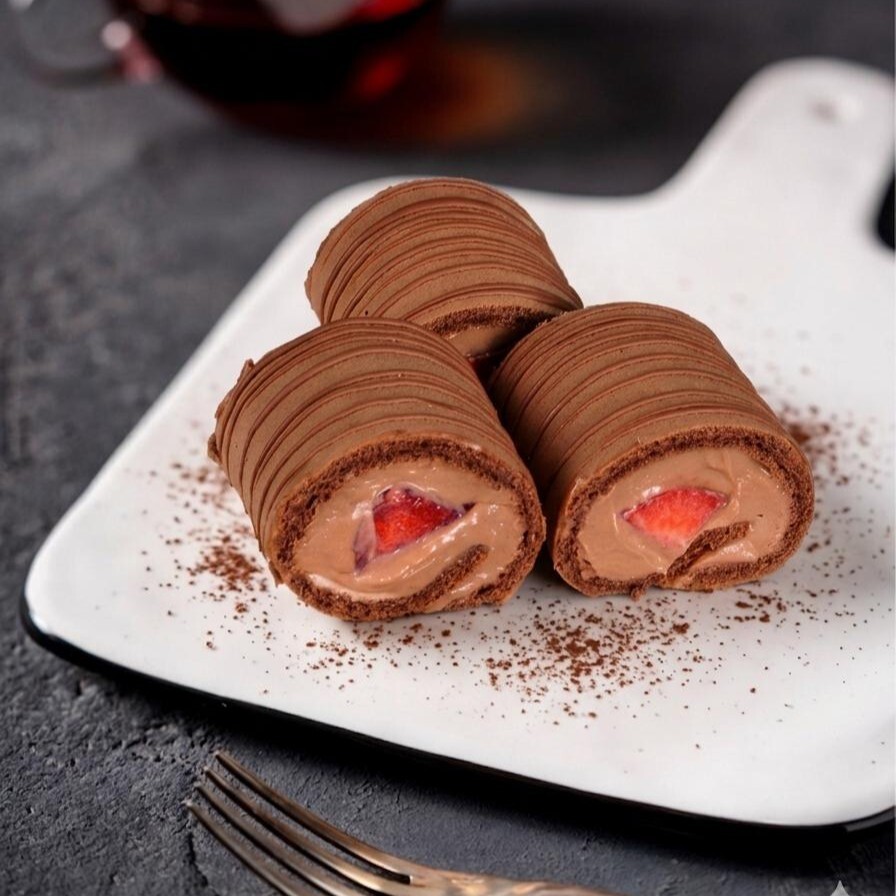 Mini Çikolatalı Çilekli Sarma (Adet)