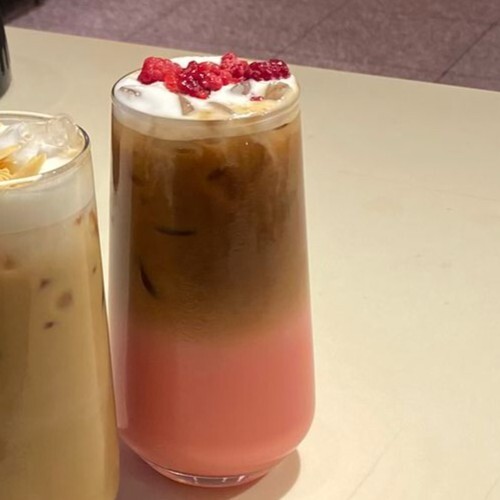 Iced Rasberry Latte