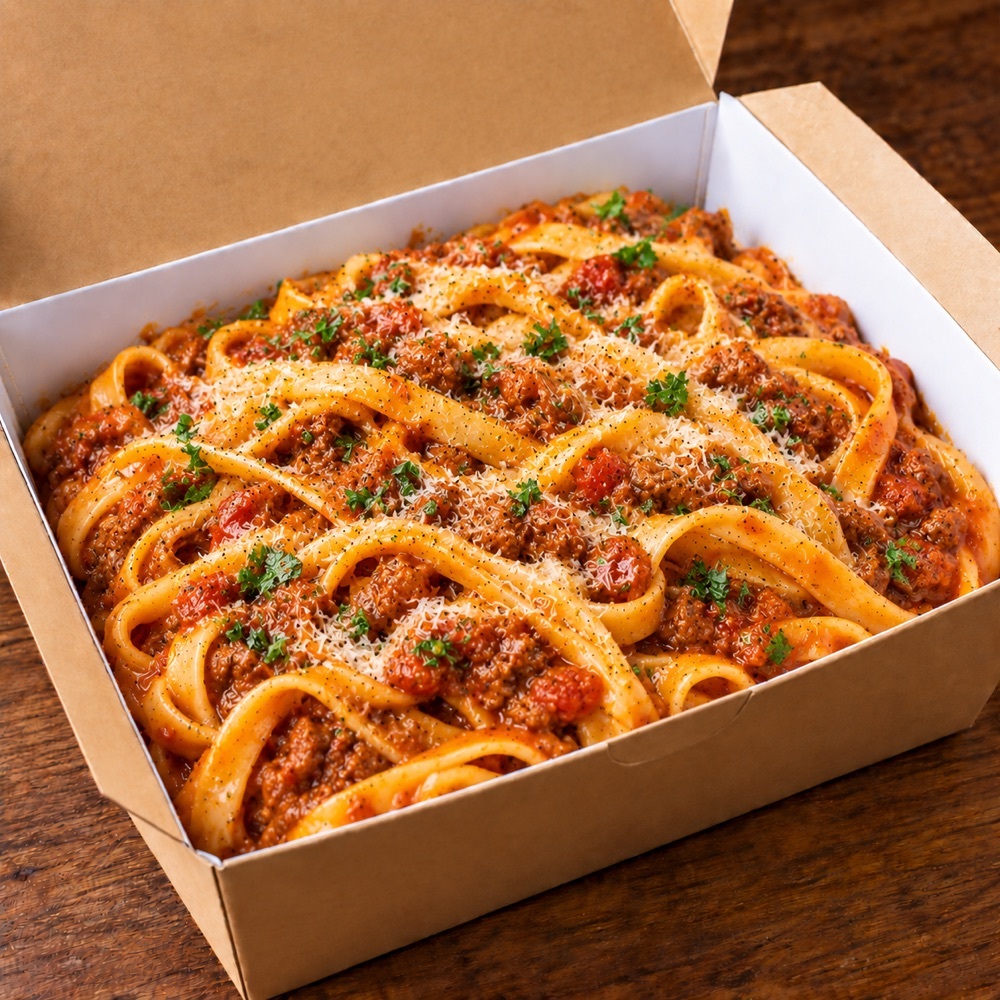 Kıymalı Bolonez Soslu Fettuccine
