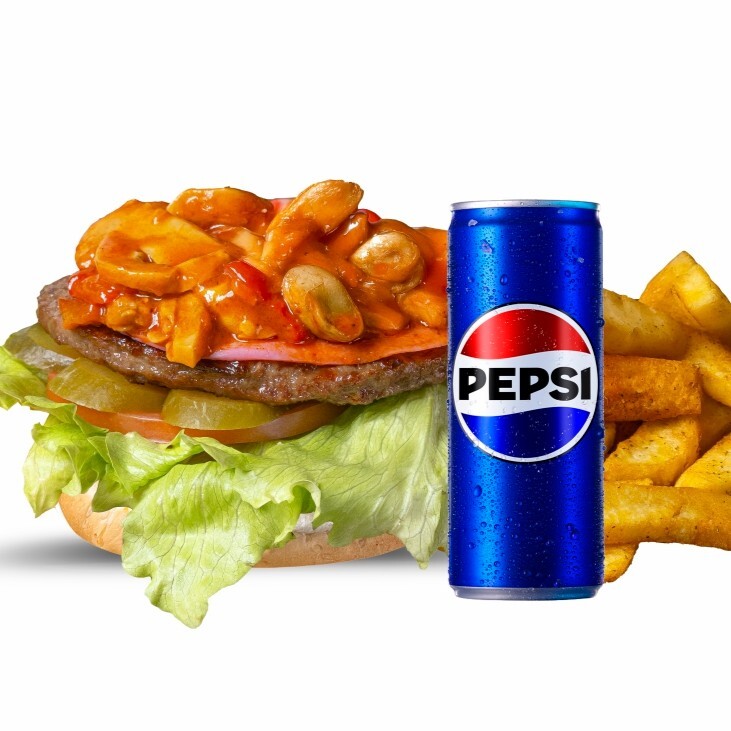 Texas Burger Menü