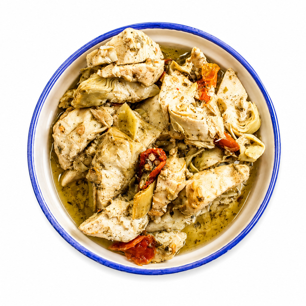 Marineli Bebek Enginar Salatası