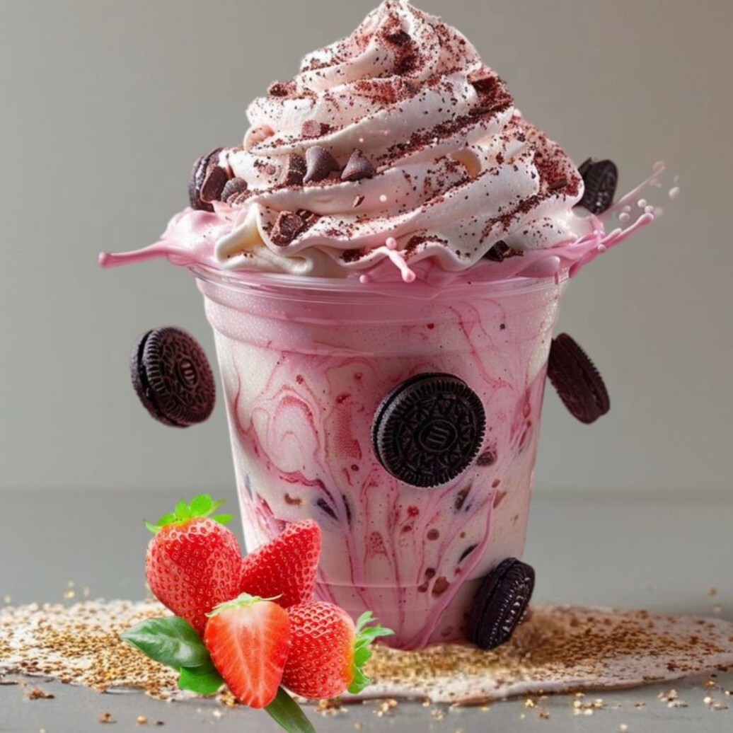 Çilek Oreo Milkshake
