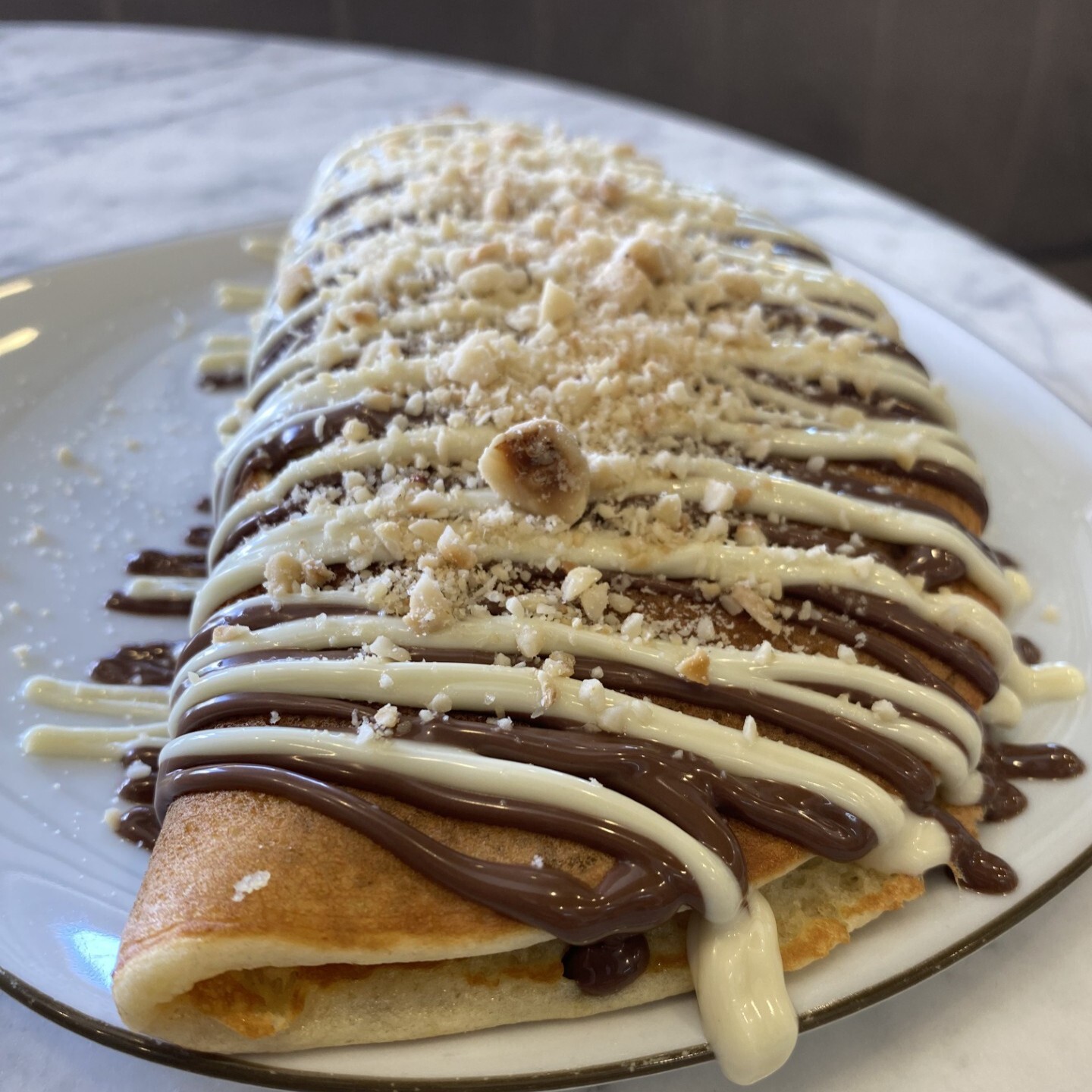 Yer Fıstıklı,Çikolatalı Sarma Pankek (2 adet)