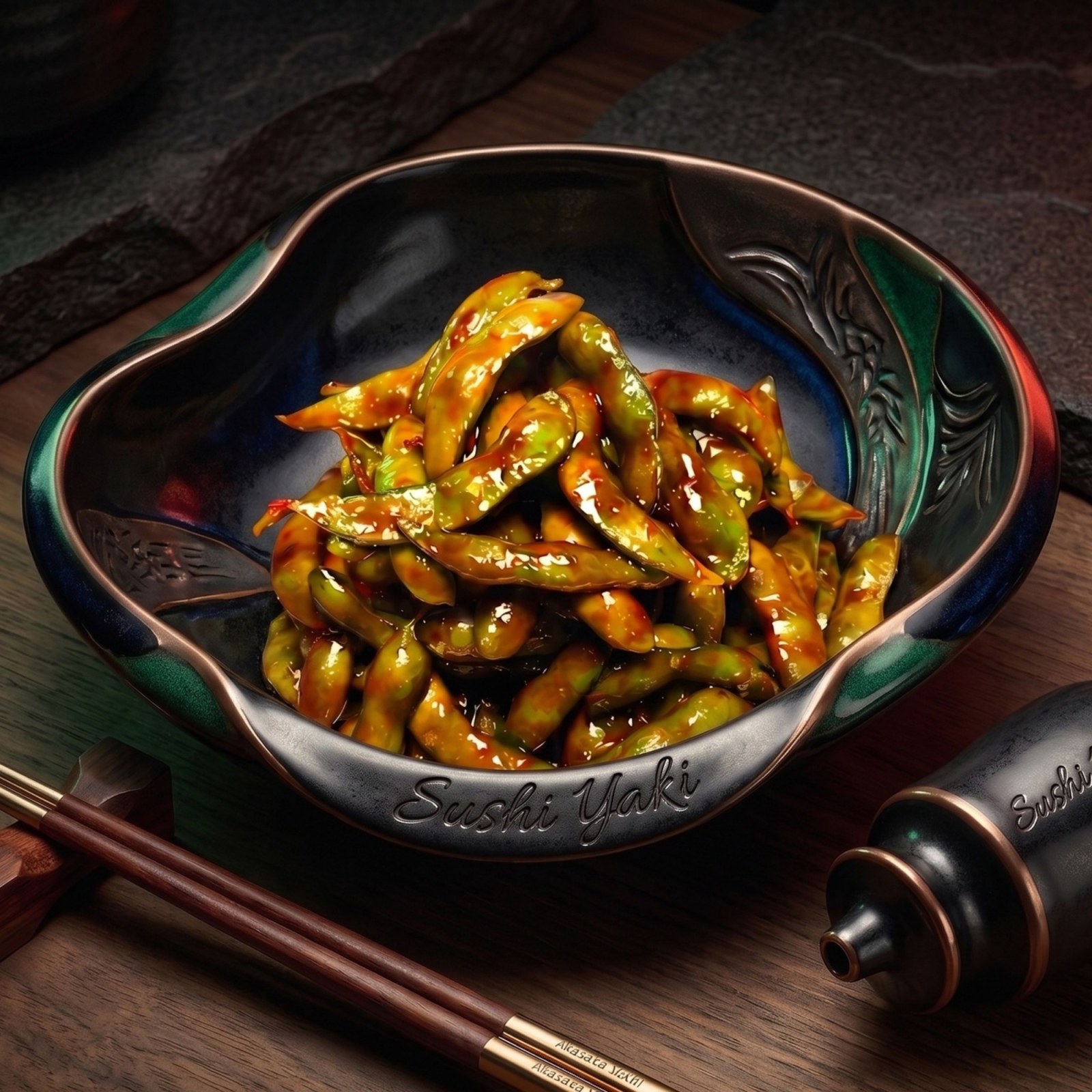 1C- Tatlı Ekşi Soslu Edamame