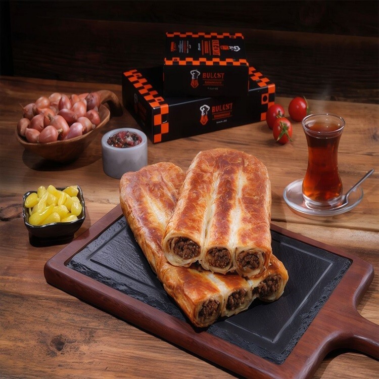 Bülent Börek Kıymalı Kol Böreği (250 gr.)