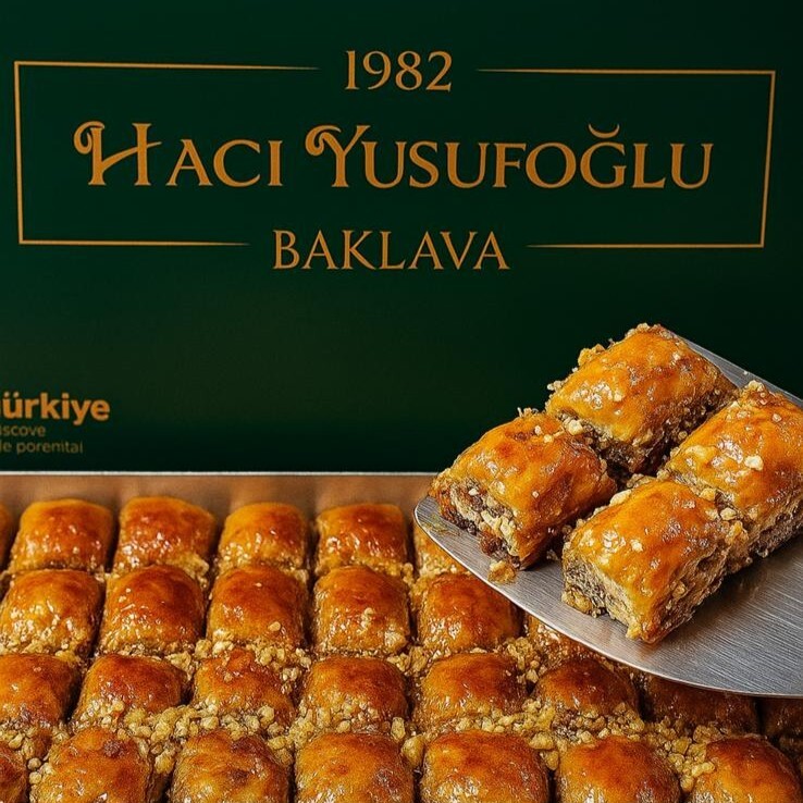 Cevizli Kare Ev Baklavası (1000 Gr)