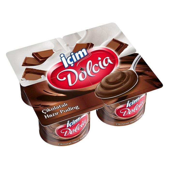 Puding Dolcia Çikolatalı 4×60 Gr