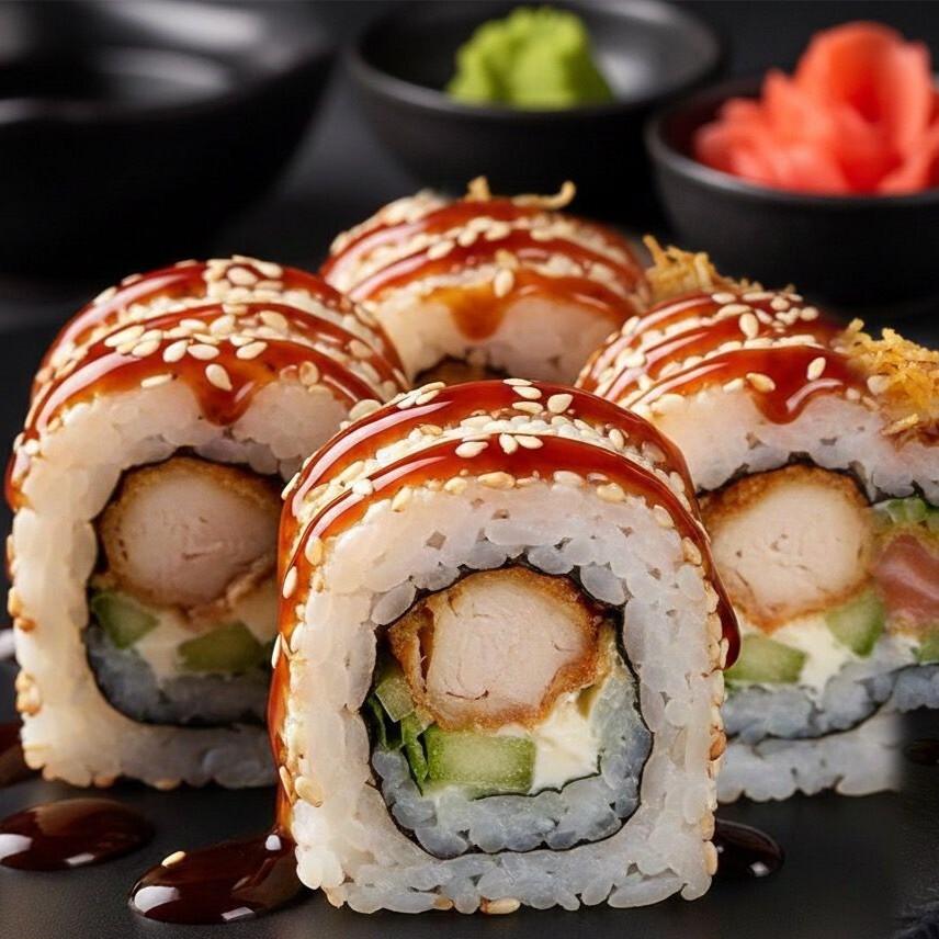 Chicken Teriyaki Roll