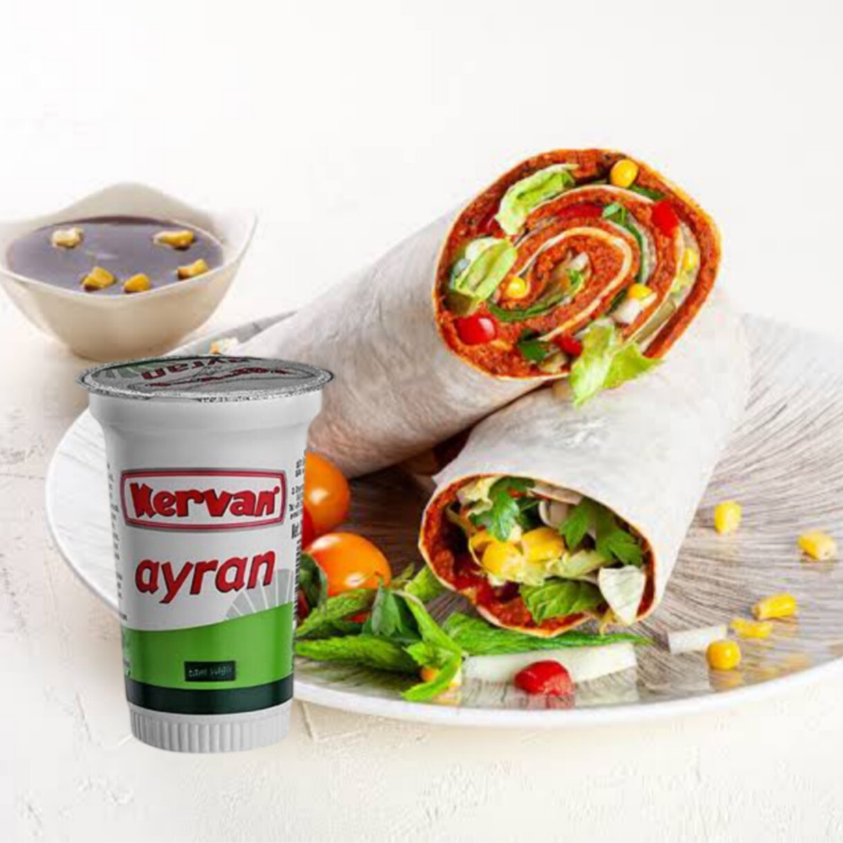 Çiğköfte Dürüm Menü (Zeytinyağlı)