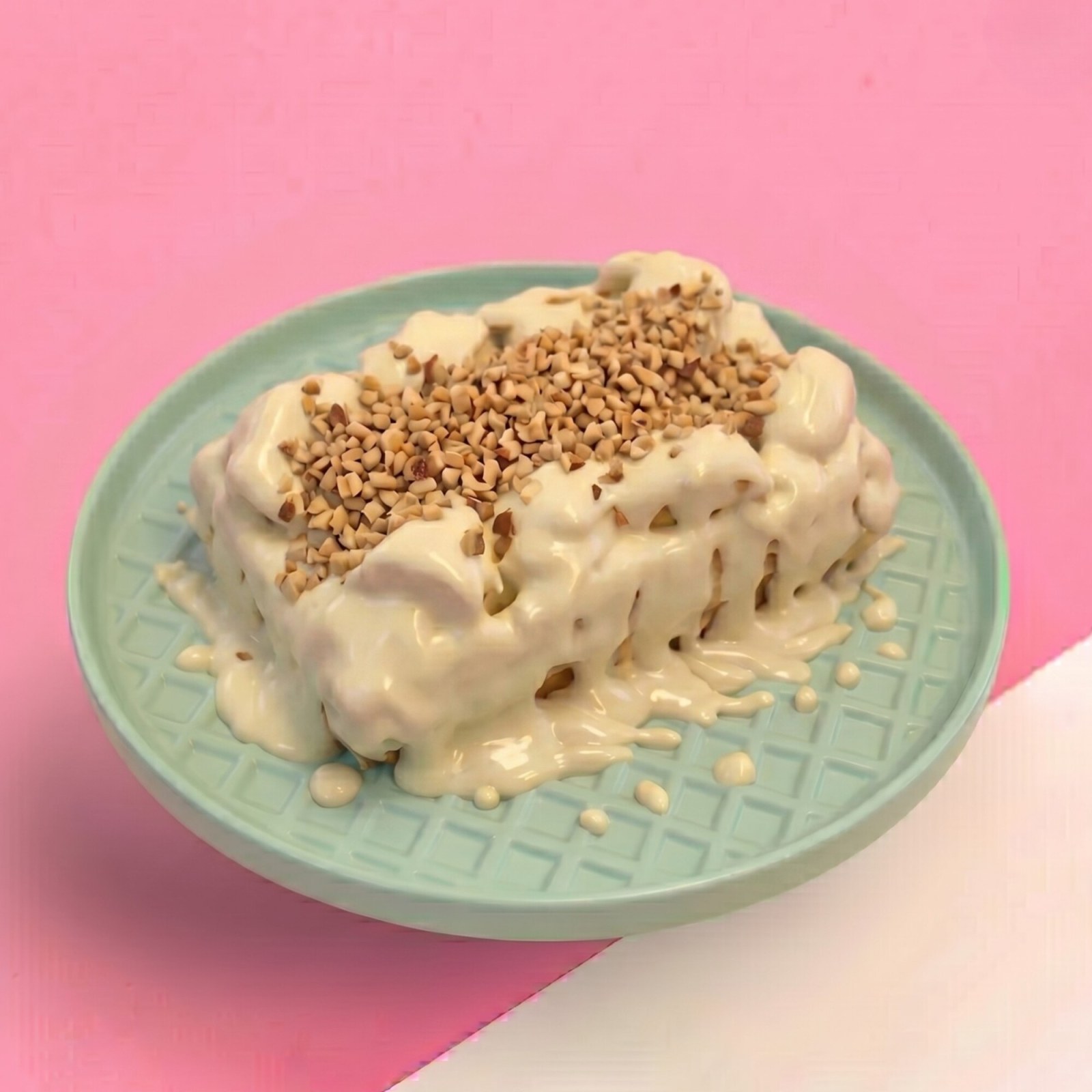 Beyaz Delisi Waffle (Büyük)