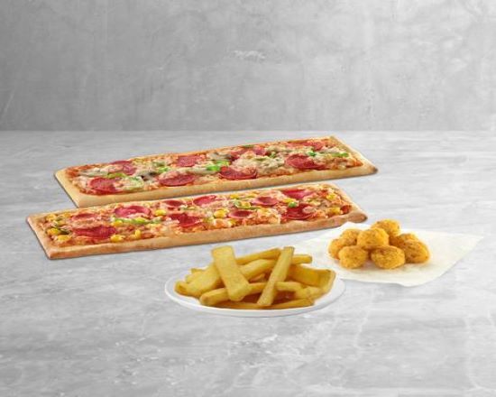 2 Adet Pizzetta + Tavuk + Orta Boy Patates