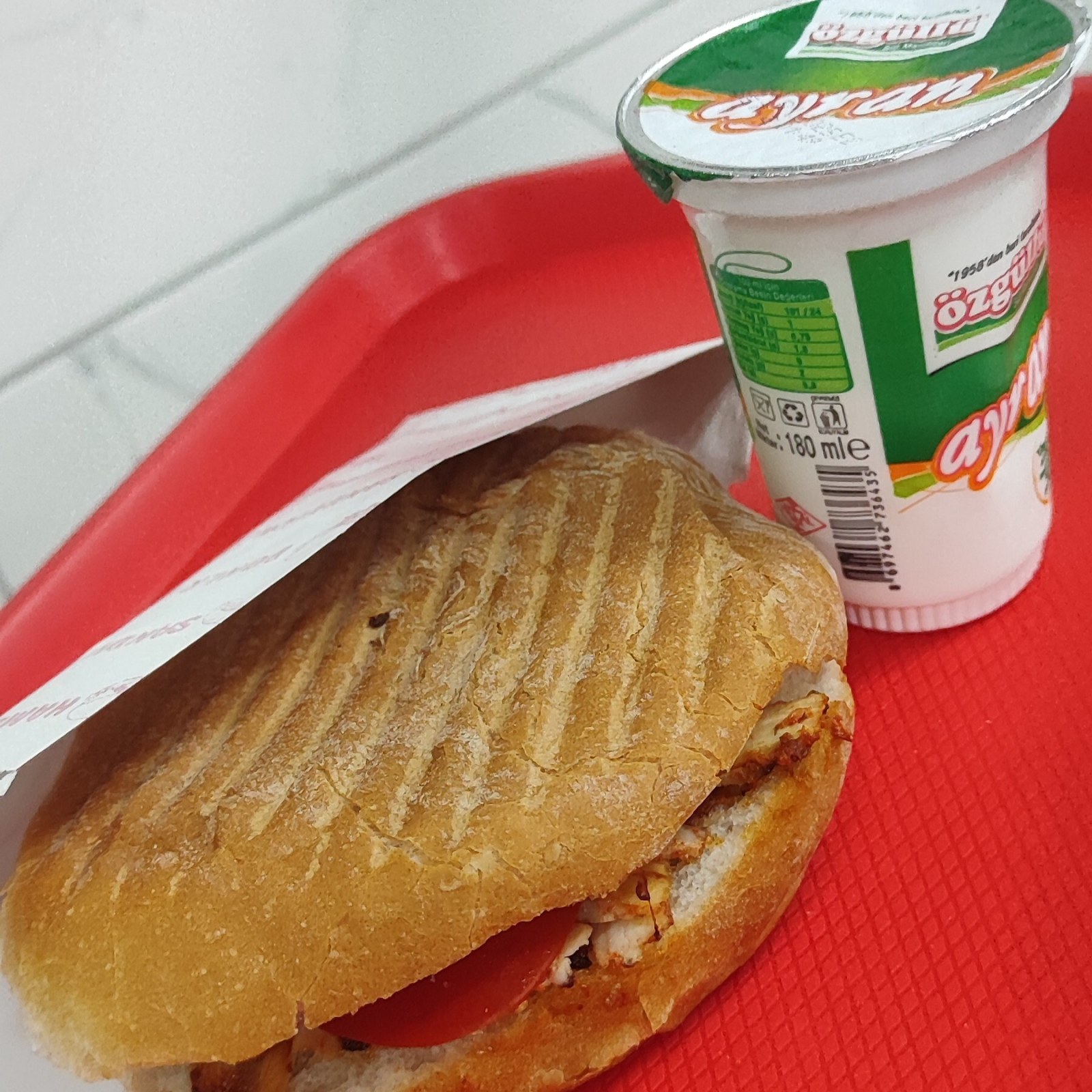 tombik ekmek ayran