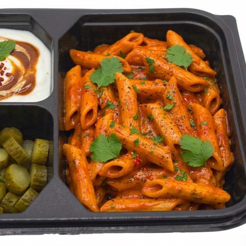Kremalı Napoliten Soslu Penne Makarna