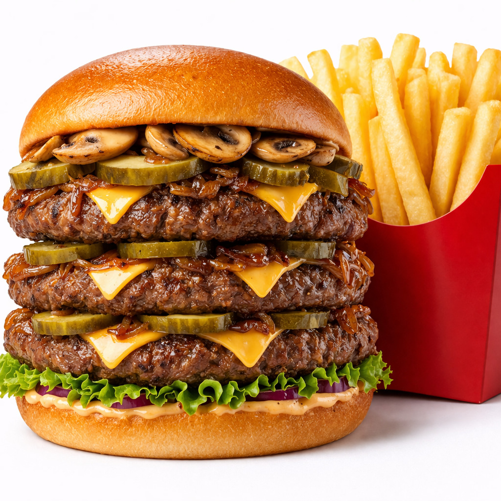 Triple Mantar Burger
