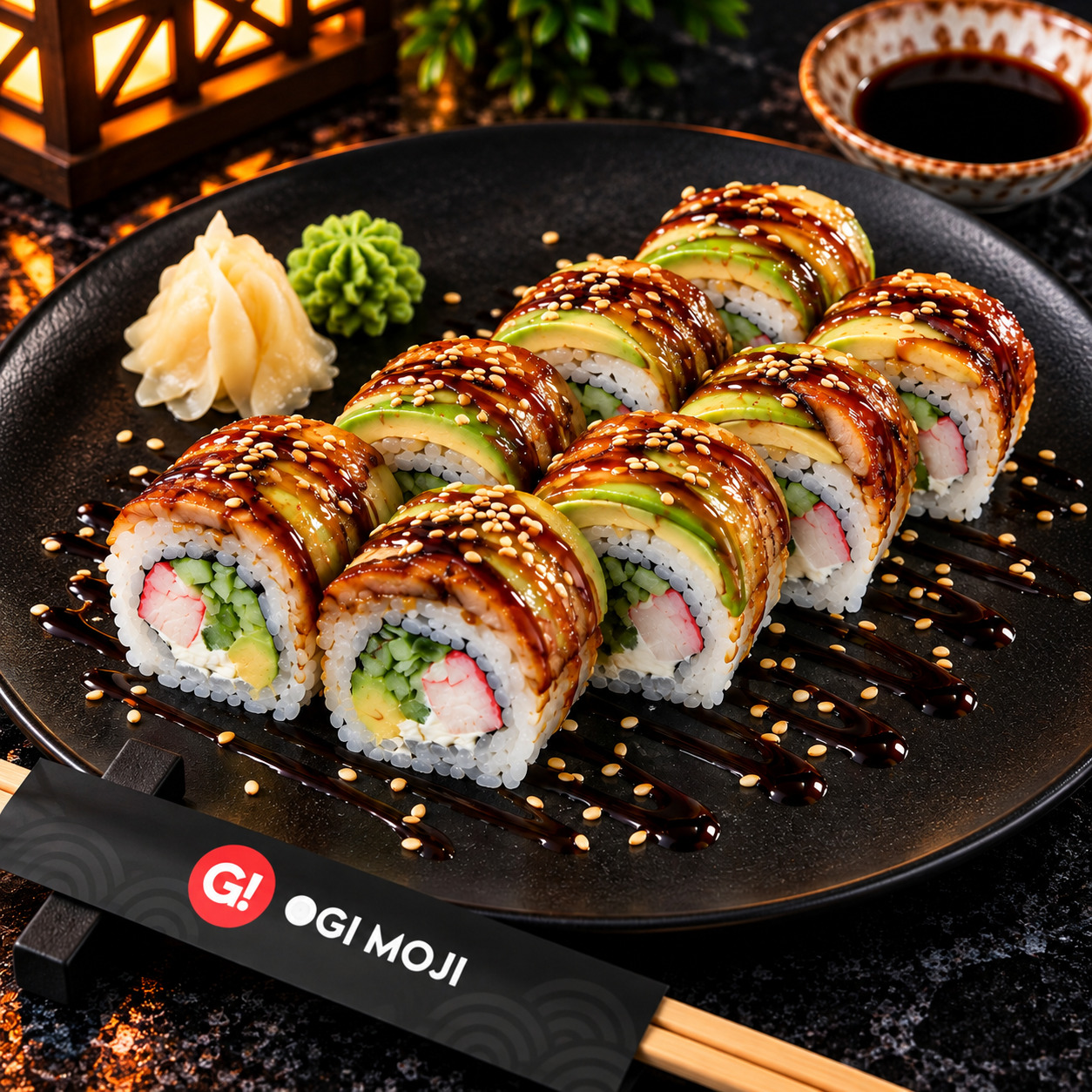 Dragon Roll (8 Pcs.)
