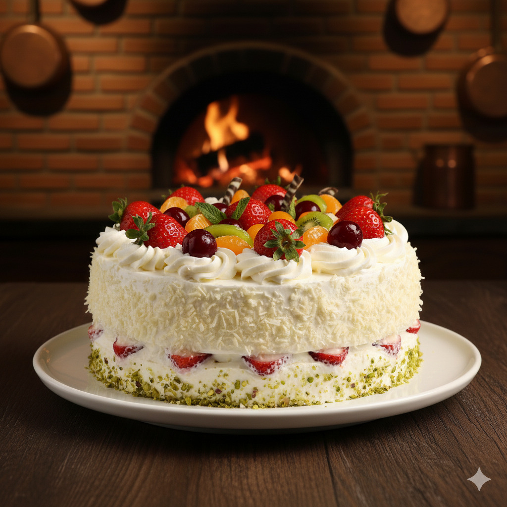 Karışık Meyveli Pasta