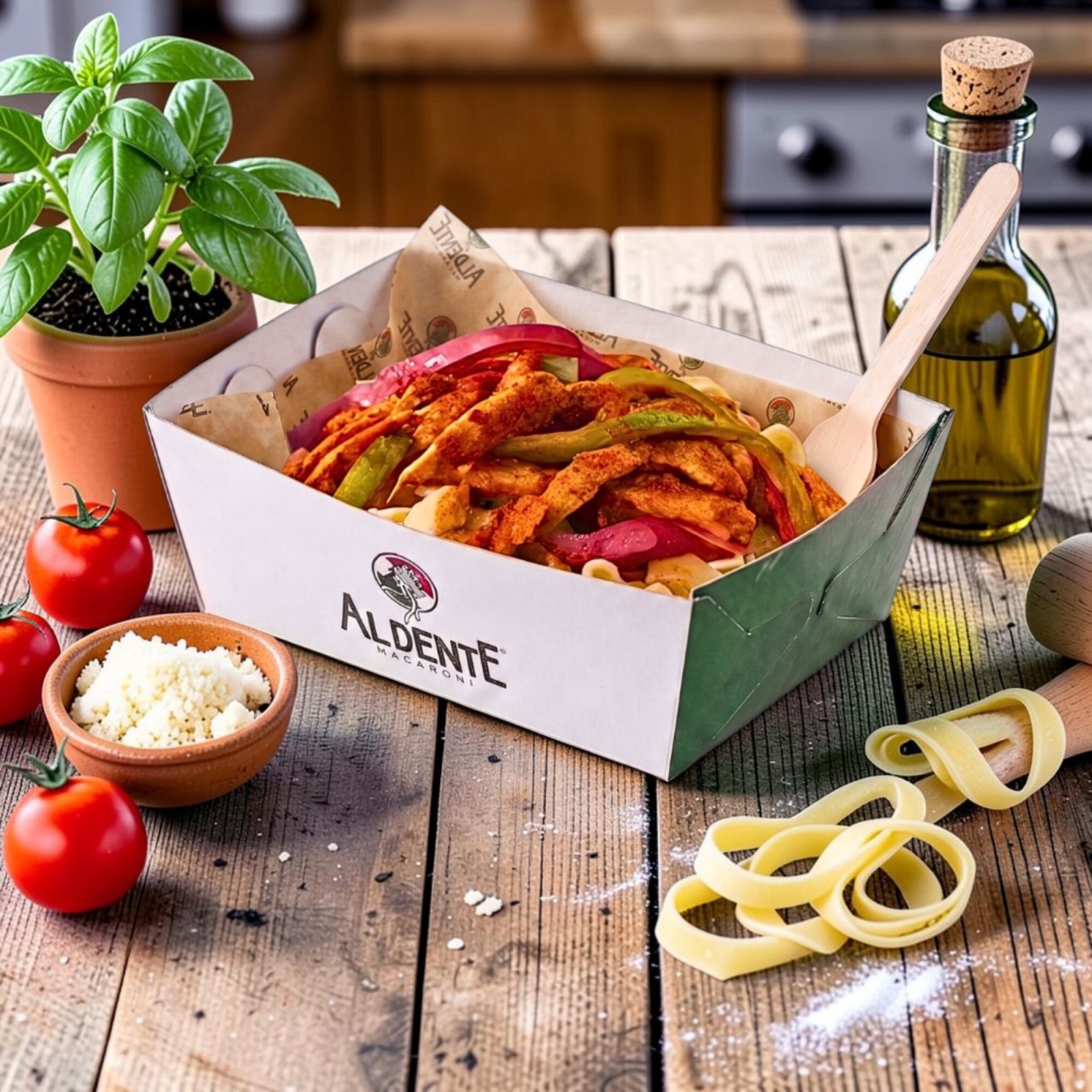 Hot Chicken Fettucine