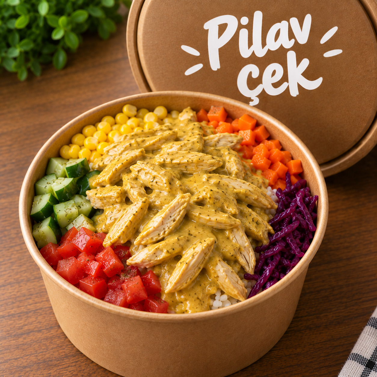 Kova Köri Soslu Tavuk Pilav