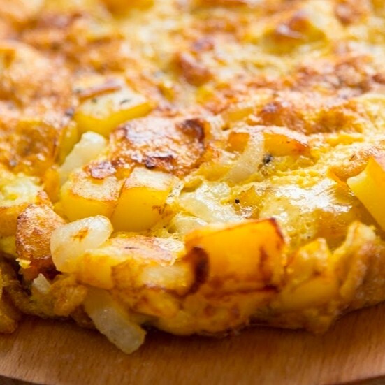 Soğanlı Patatesli Omlet