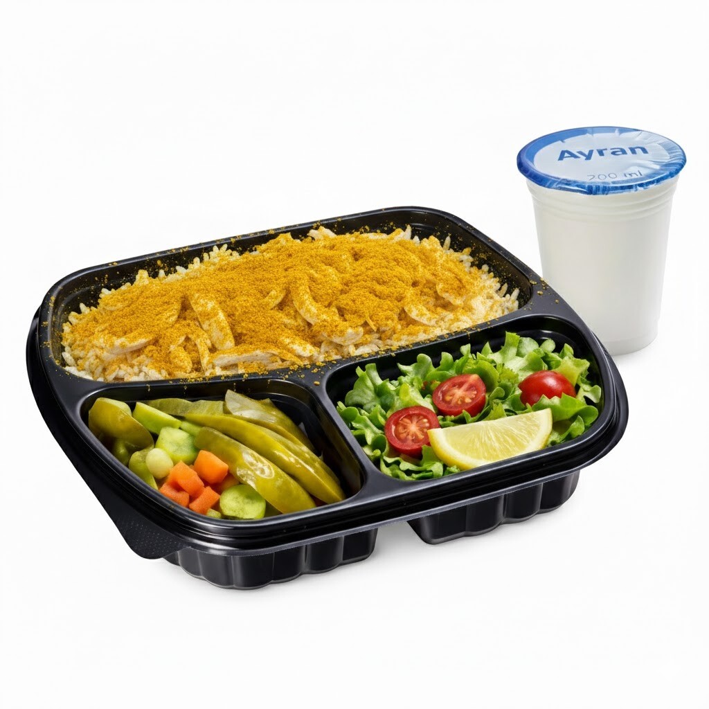 Basmati Pilav Üstü Köri Tavuklu Menü