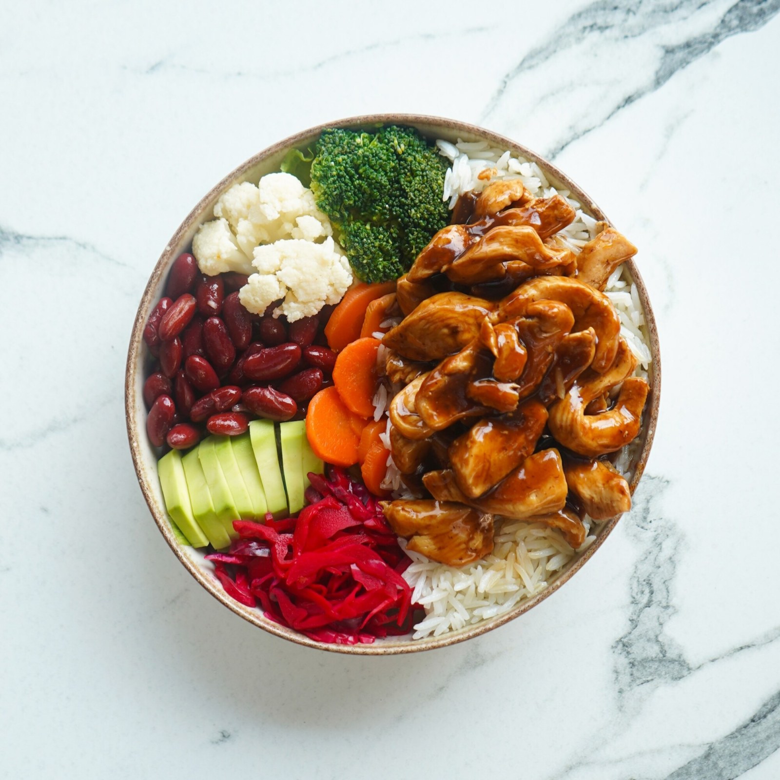 Barbecue Sauce / Barbekü Soslu Tavuk Bowl