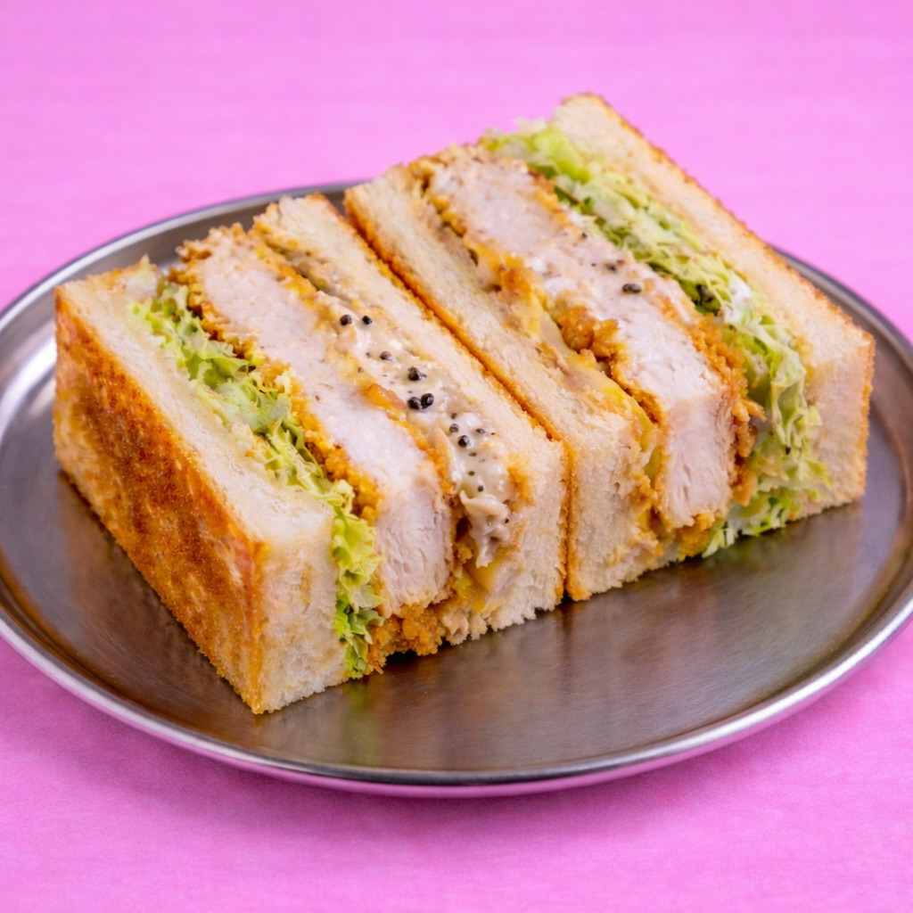 Truffle Mayo Crispy Chicken Katsu Sando