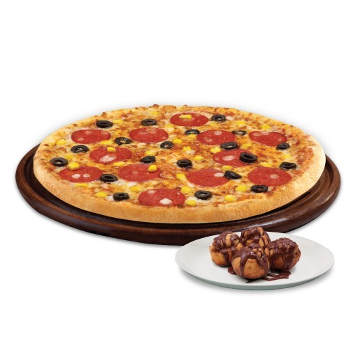Pizza X-Large (12 Dilim) + Cinnamon Roll