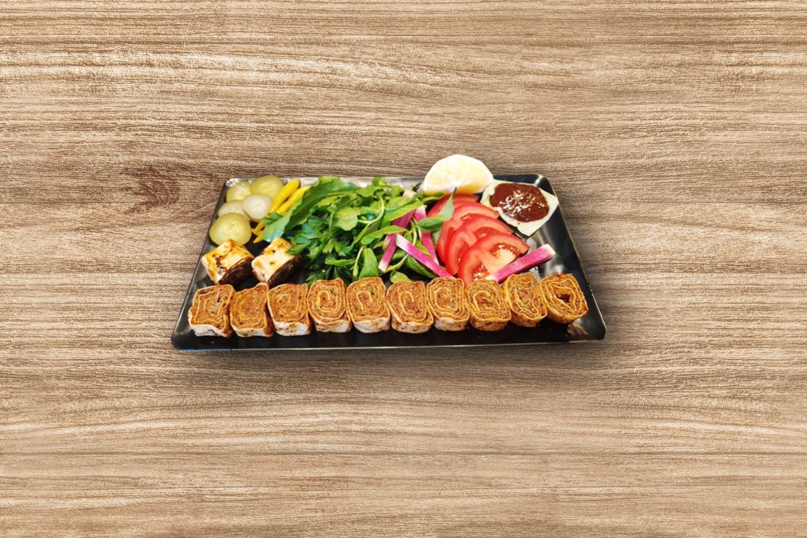 Çiğköfte Sushi (150gr.)+Ayran (185 Ml)