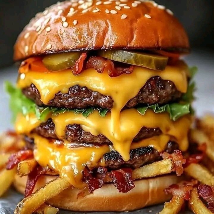 Crazy Double 3'lü Burger Menü