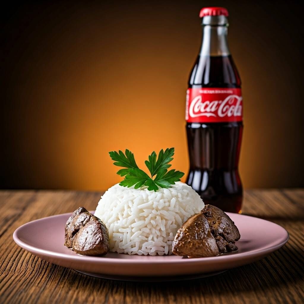 Ciğerli Pilav+Coca Cola