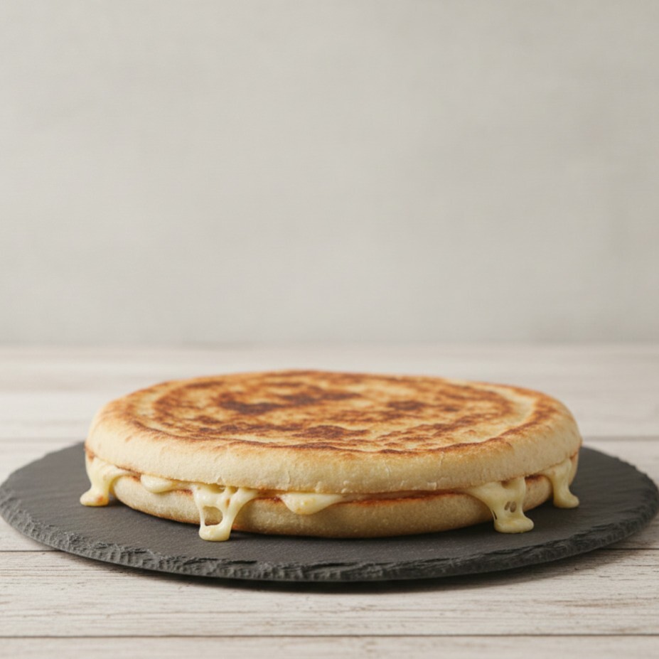 Jumbo Bazlama Ekmeğinde Tıka Basa Tost Menü