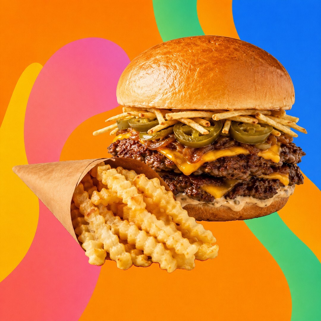 Jalapeno Smash Burger & Patates Kızartması
