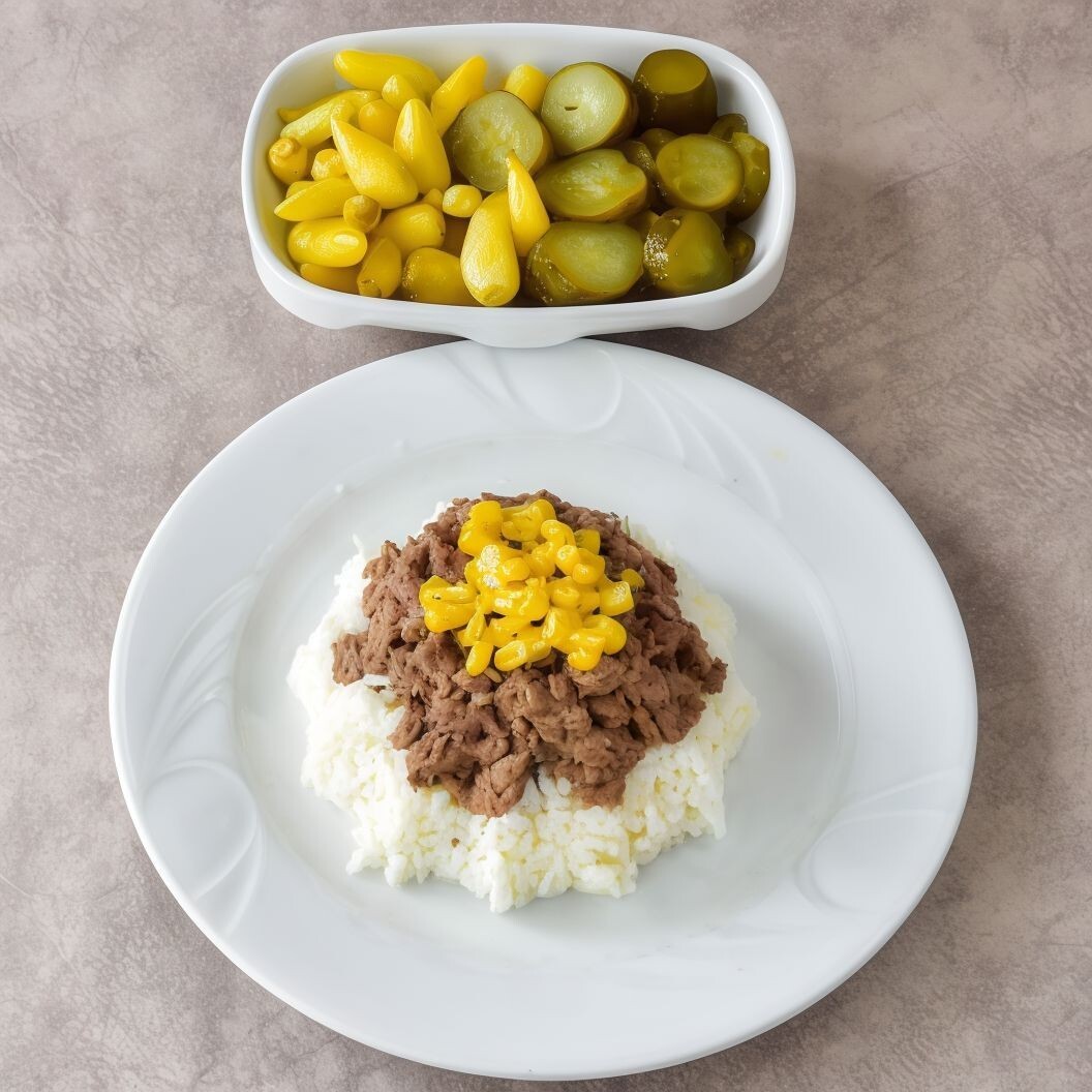 Mısırlı Kavurmalı Pilav