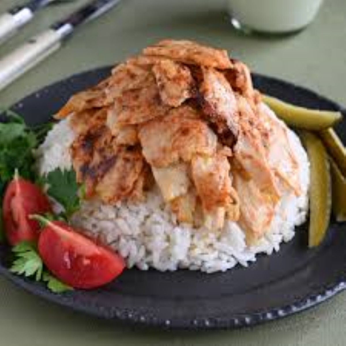 Pilav Üstü Tavuk Döner Menü