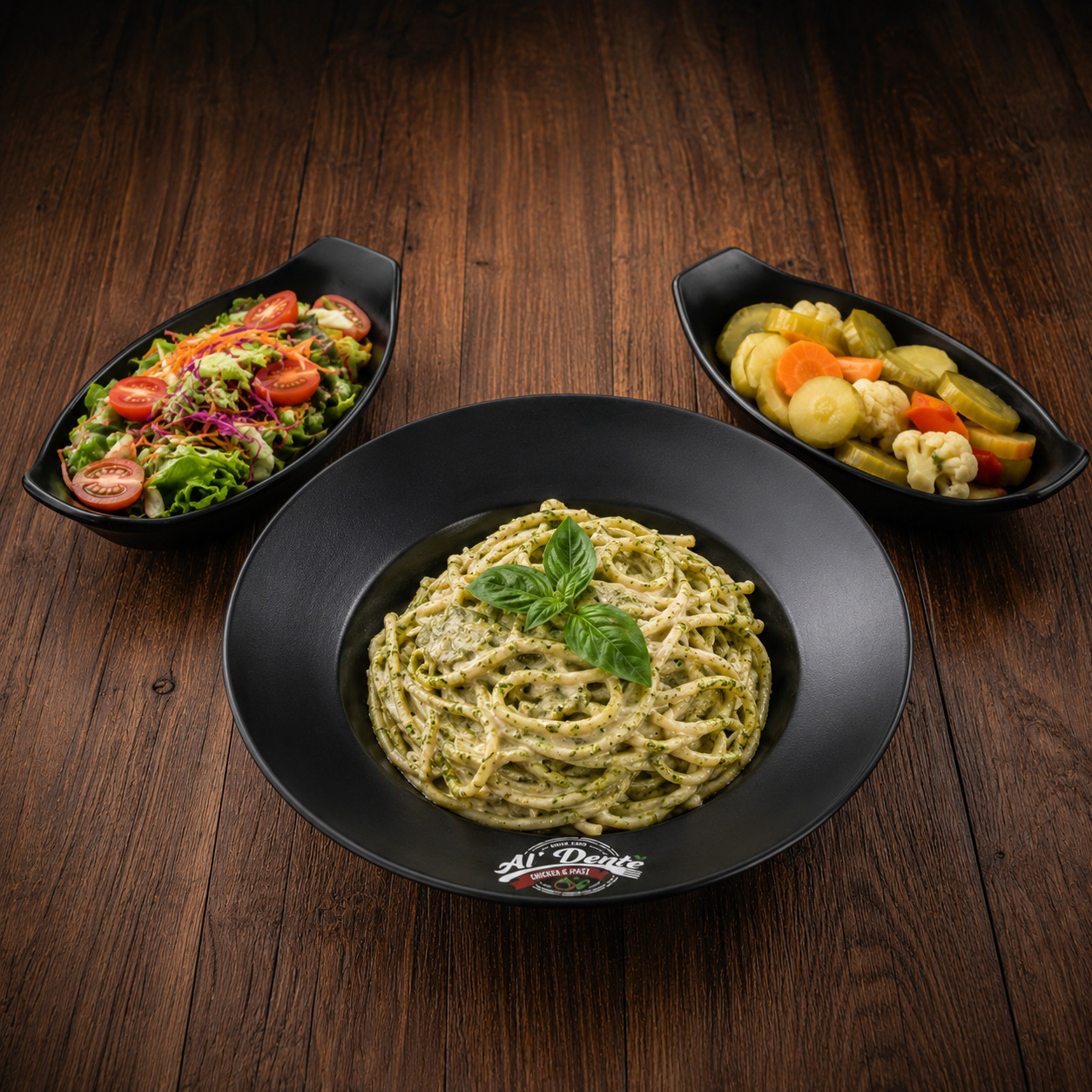 Pesto Soslu Spagetti