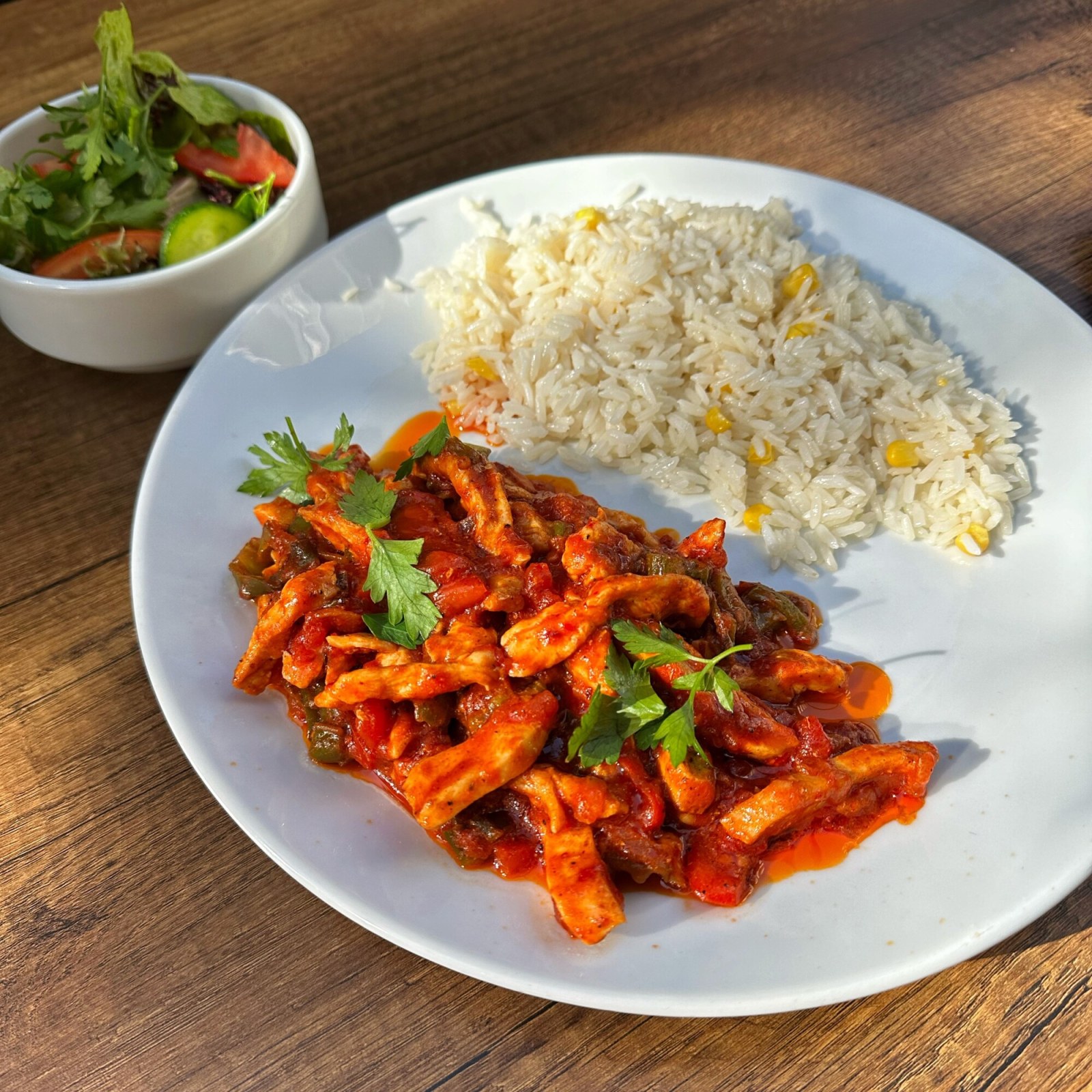 Acı Soslu Tavuk