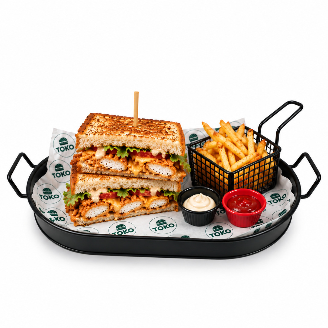Tavuk & Cheddar Peynirli Sandviç