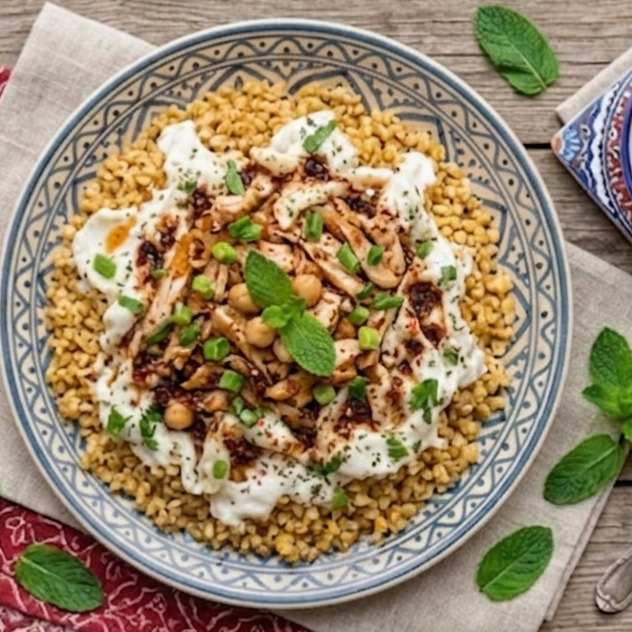 Bulgur Üstü Tavuk