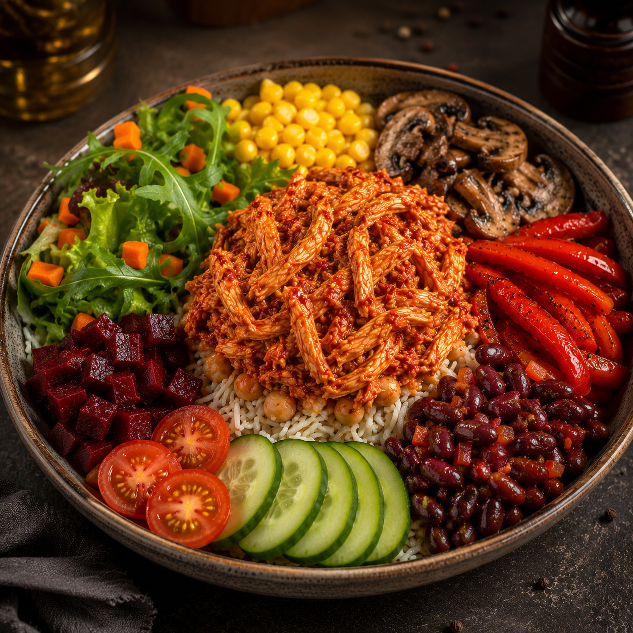 Chili Soslu Basmati Bowl