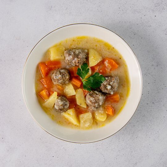 Ekşili Köfte (250 gr)&Şehriyeli Bulgur Pilavı(250gr)