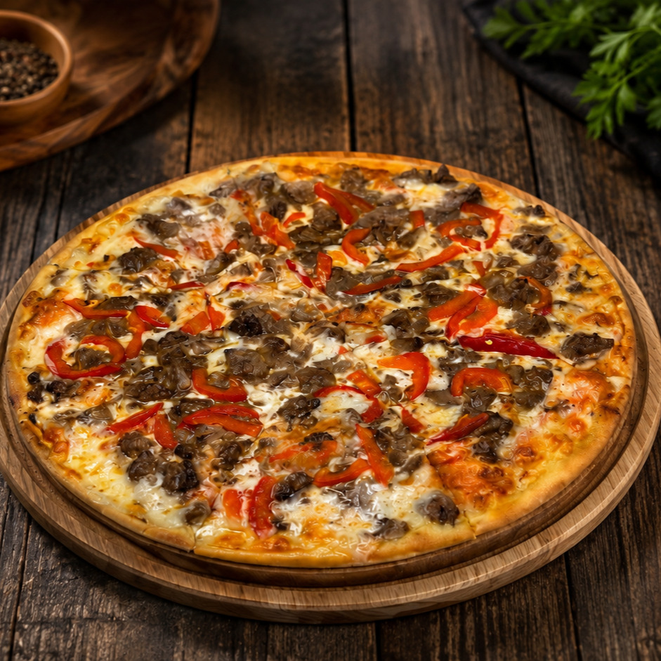 Kavurmalı Pizza