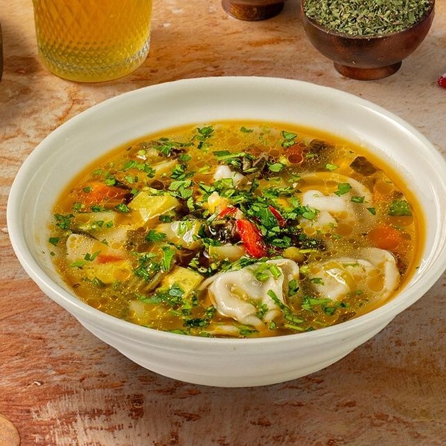 Sebzeli Mantı Çorbası