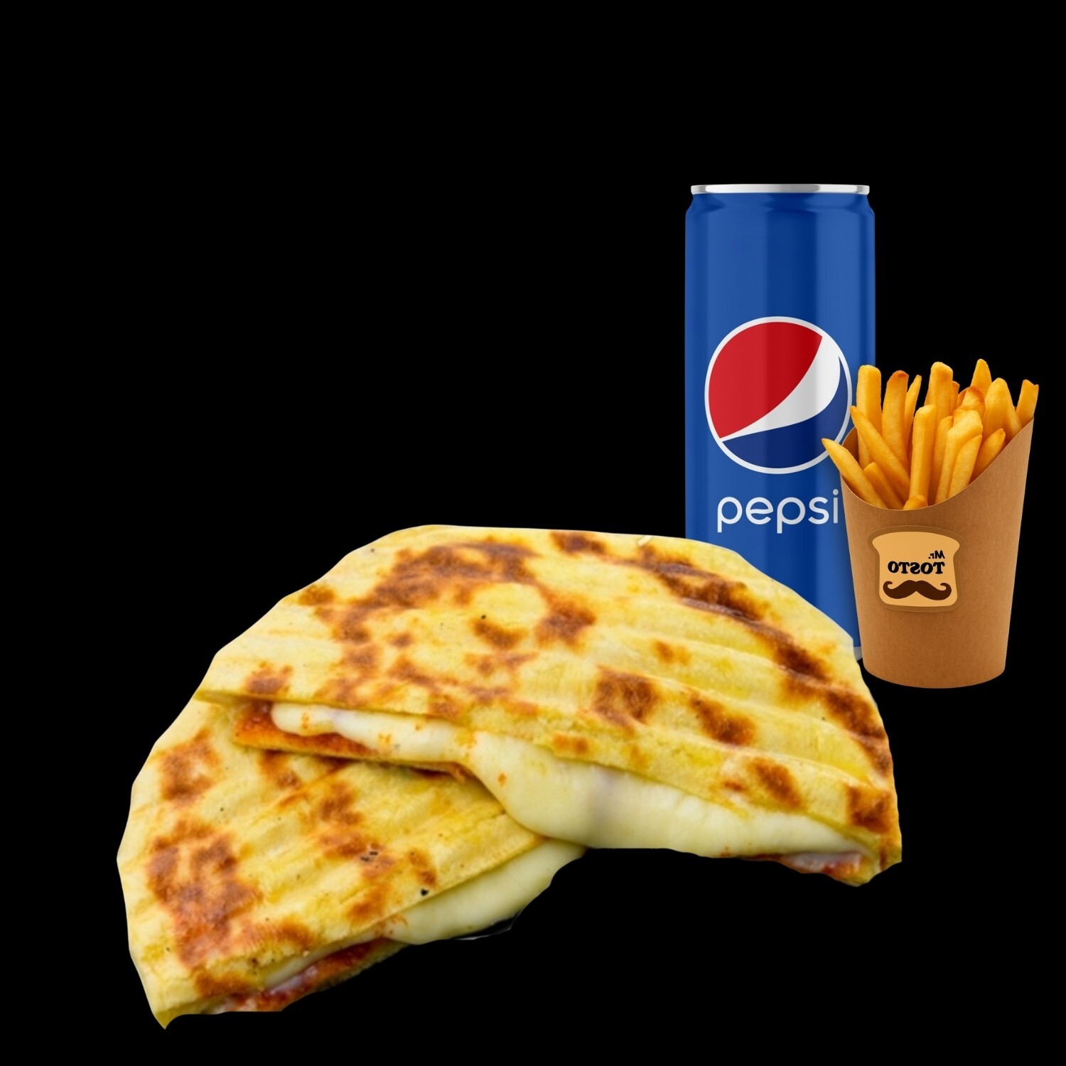 Kaşarlı Bazlama Tost Menü