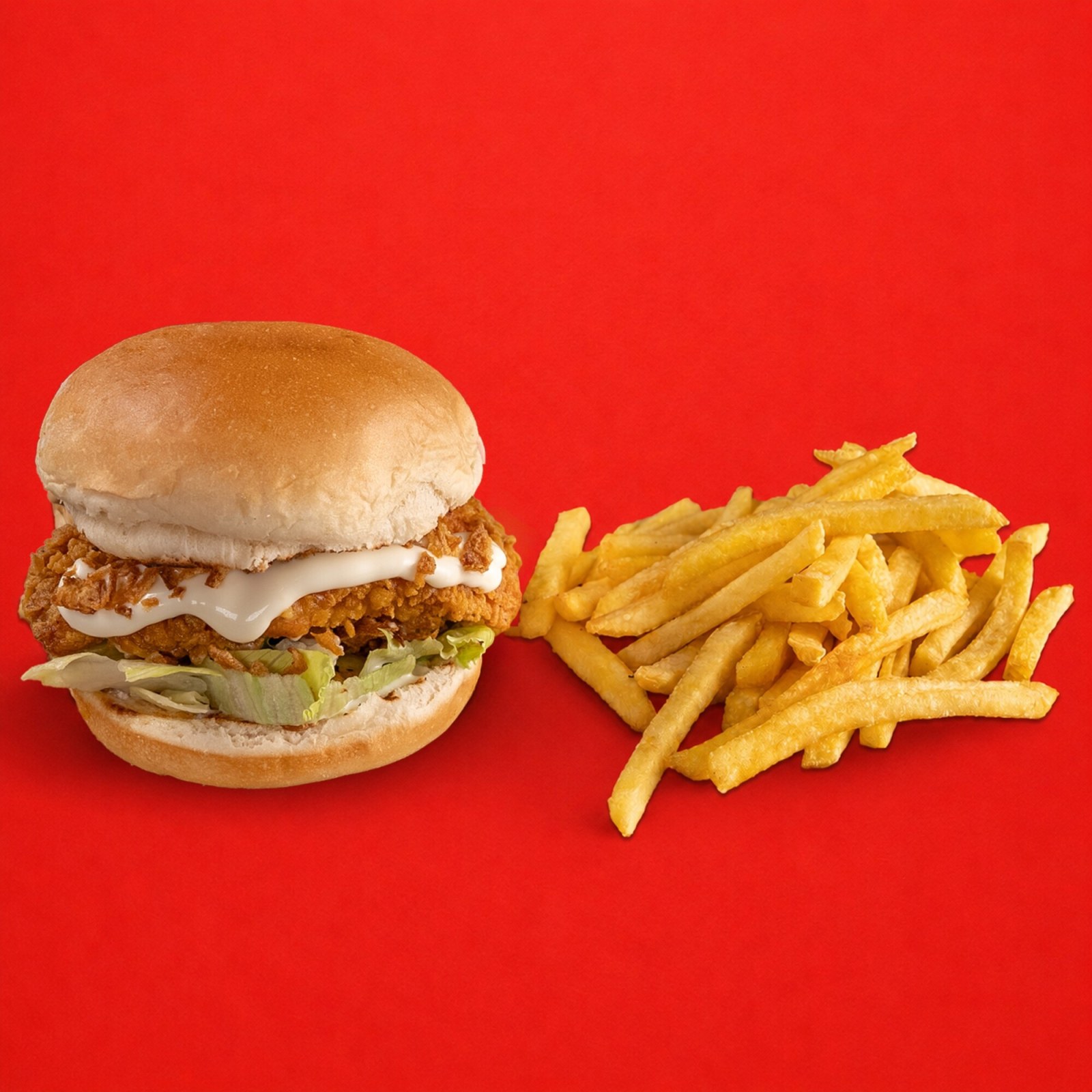 Crispy Caesar Burger