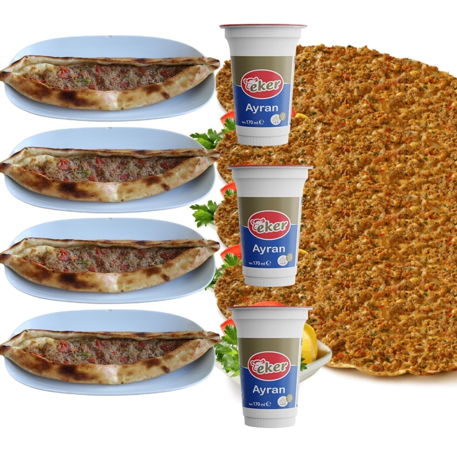4'lü Kıymalı Cantık & 4'lü Lahmacun Menü